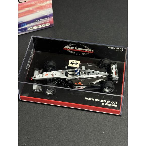 1:43 MINICHAMPS F1 McLAREN MERCEDES MP 4/14 M. HAKKINEN - Picture 6 of 11